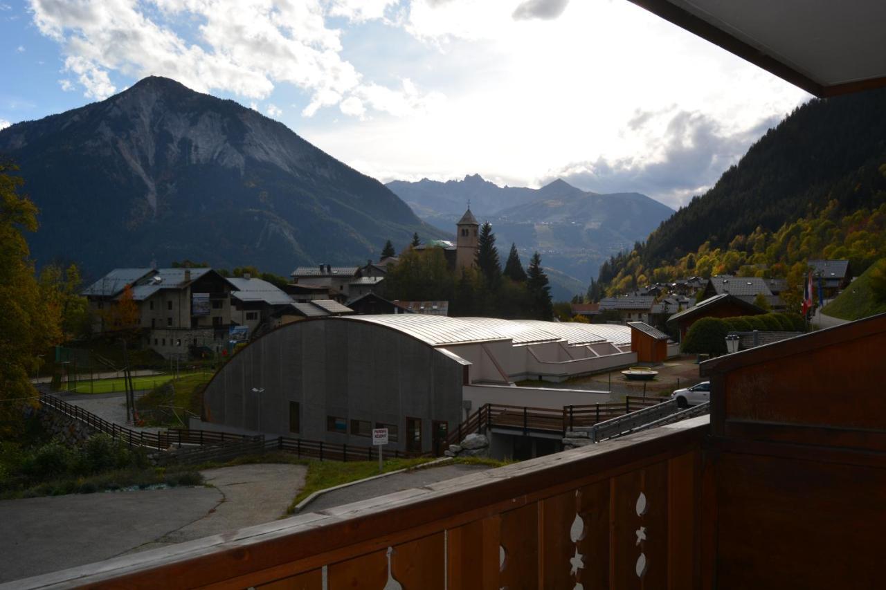 Joli Studio Expose Sud Avec Terrasse Apartment La Plagne Luaran gambar